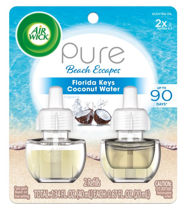 AIR WICK Scented Oil  Florida Keys Coconut Water Discontinued